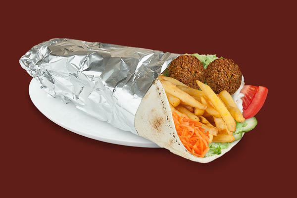 Pommes Falafel Sandwich